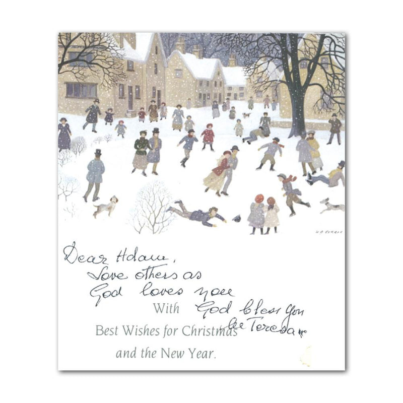 Mother Teresa - Autograph - Signed Christmas Card