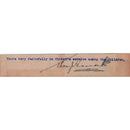 Thomas Barnardo  Signed Letter Clipping