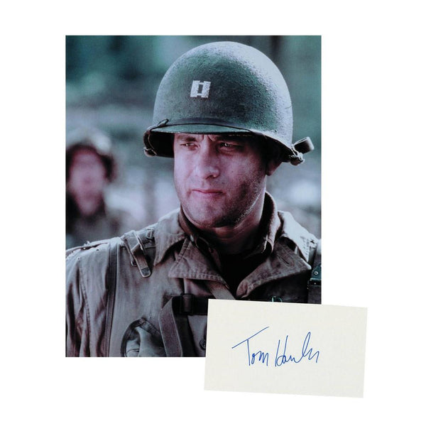 Tom Hanks - Autograph - Signed Page and Photograph