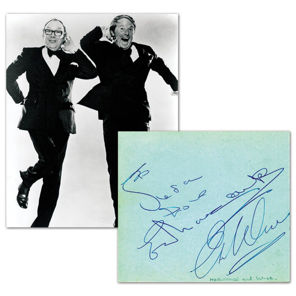 Morecambe and Wise Autographs