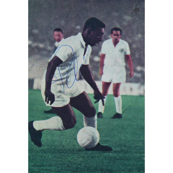 Pele Signed Autographed 8 x 10 Photograph. Hand Signed. COA