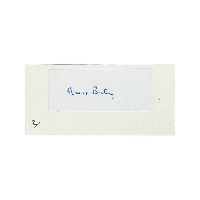 Mavis Batey - Autograph