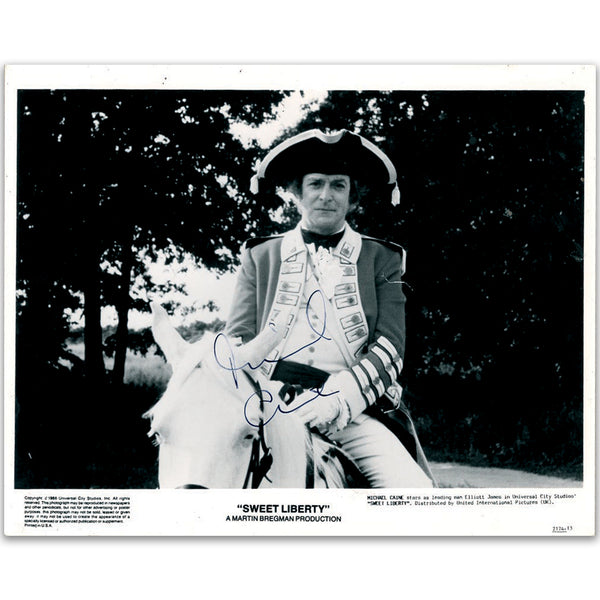 Michael Caine - Autograph - Signed Black and White Photograph
