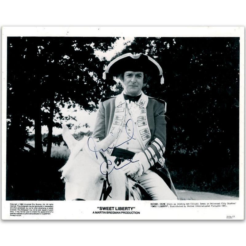 Michael Caine - Autograph - Signed Black and White Photograph