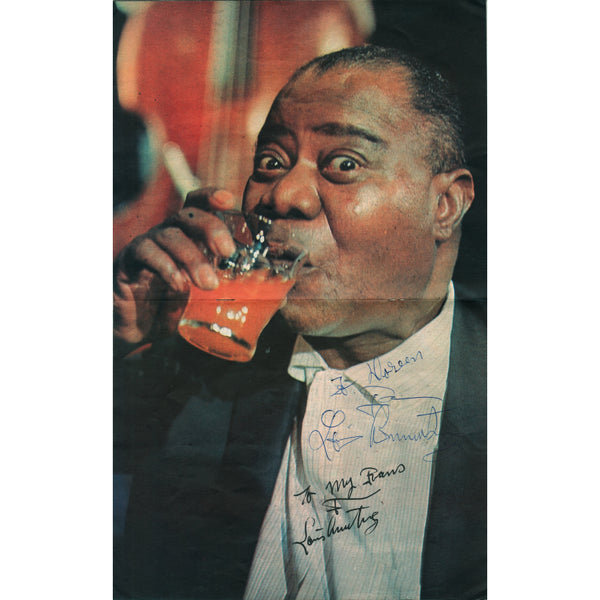Louis Armstrong - Autograph - Signed Satchmo Programme
