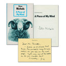 Peter Nichols Signed Book