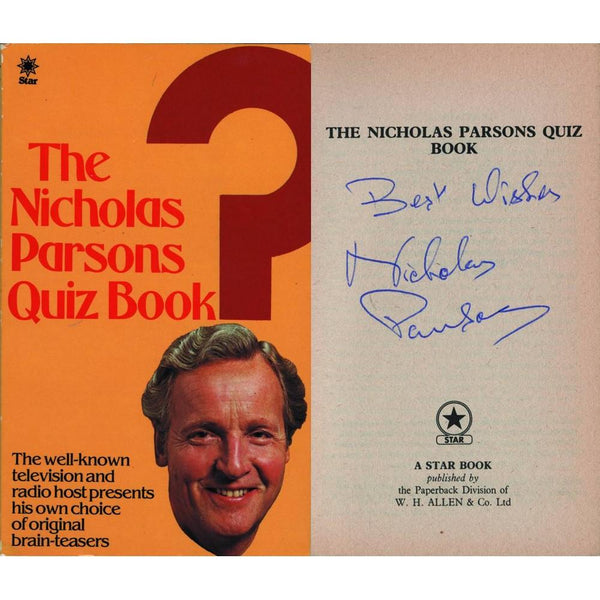 Nicholas Parsons Signed Book