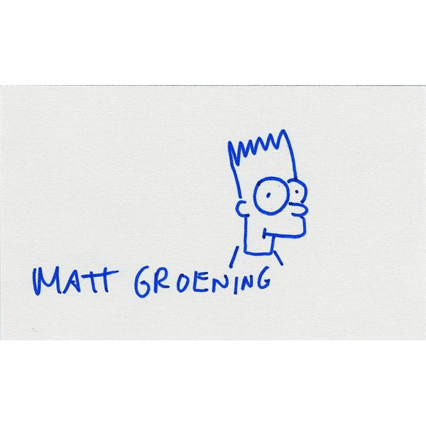 Matt Grning Autograph