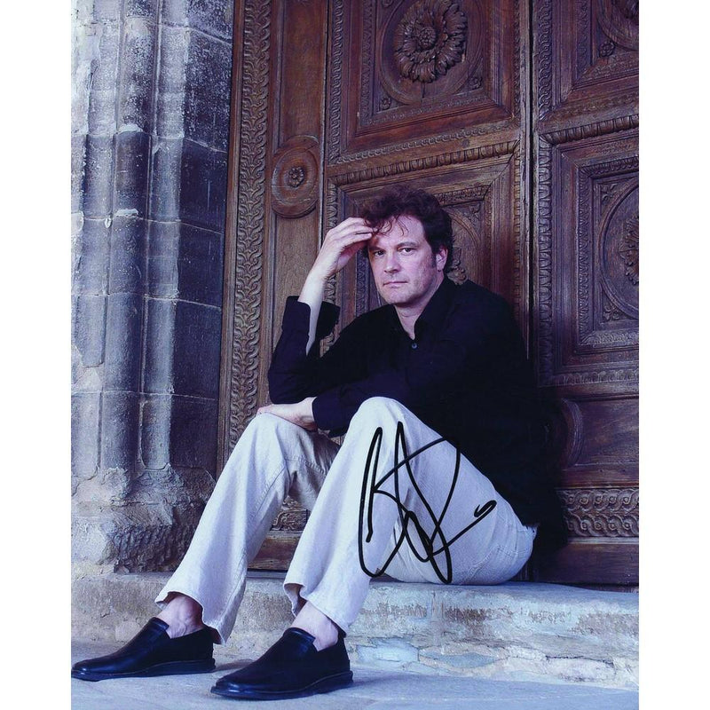 Colin Firth Signed Colour Photograph