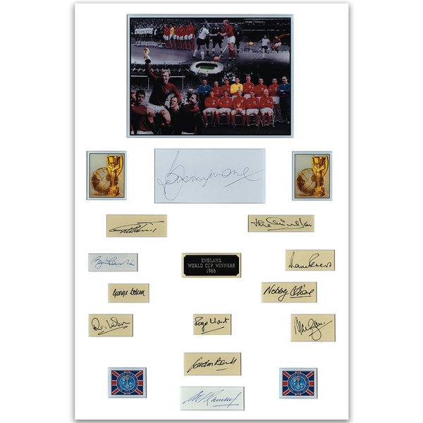 1966 World Cup Squad - Framed Signature Collection