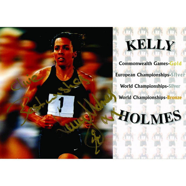 Kelly Holmes - Autograph - Signed Colour Photograph