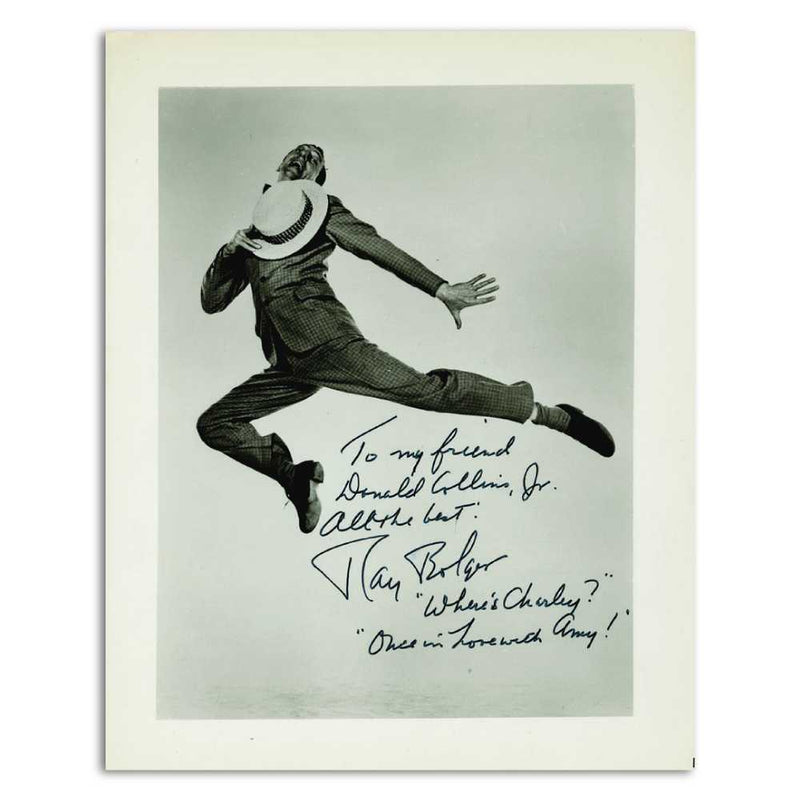 Ray Bolger - Autograph - Signed Black and White Photograph