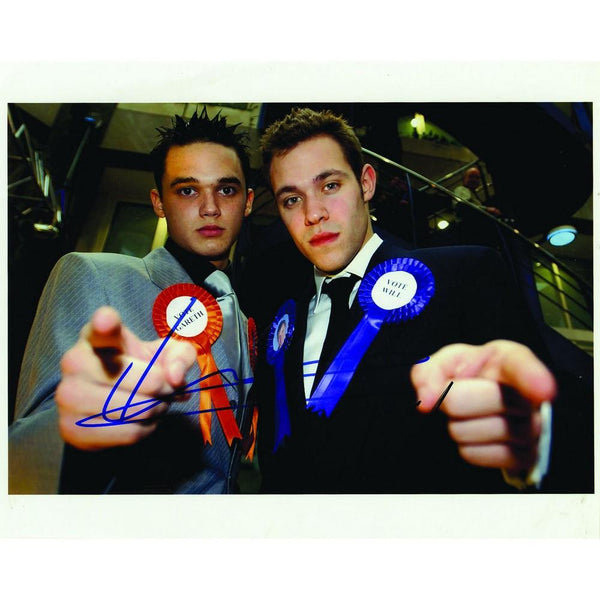 Gareth Gates & Will Young - Autographs - Signed Colour Photograph