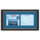 Ashes Test Captains 1982 Onwards -  Autograph - Signature Mounted with Colour Photograph