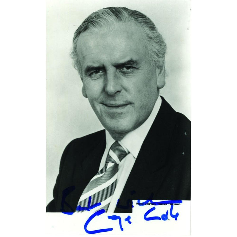 George Cole - Autograph - Signed Black and White Photograph
