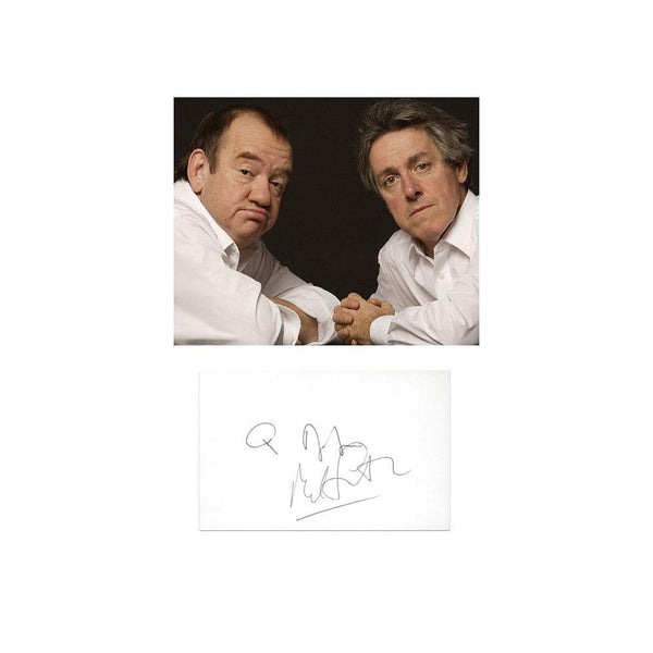 Mel Smith & Griff Rhys Jones  -  Autograph - Signature Mounted with Colour Photograph