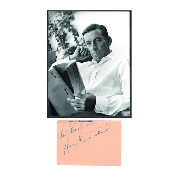 Hoagy Carmichael  -  Autograph - Signature Mounted with Black & White Photograph
