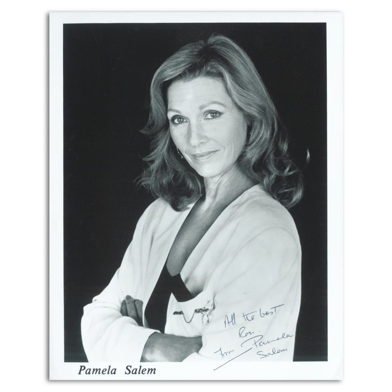Pamela Salem - Autograph - Signed Black and White Photograph