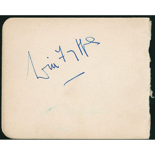 William Fyffe - Signature