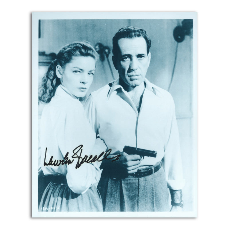 Lauren Bacall - Autograph - Signed Black and White Photograph