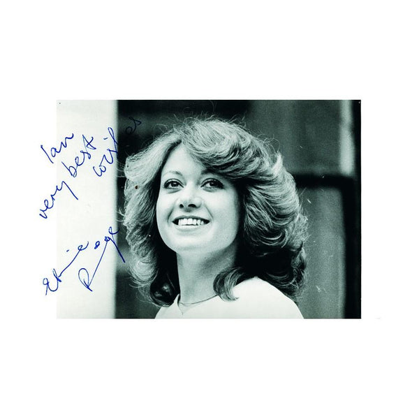 Elaine Paige - Autograph - Signed Black and White Photograph