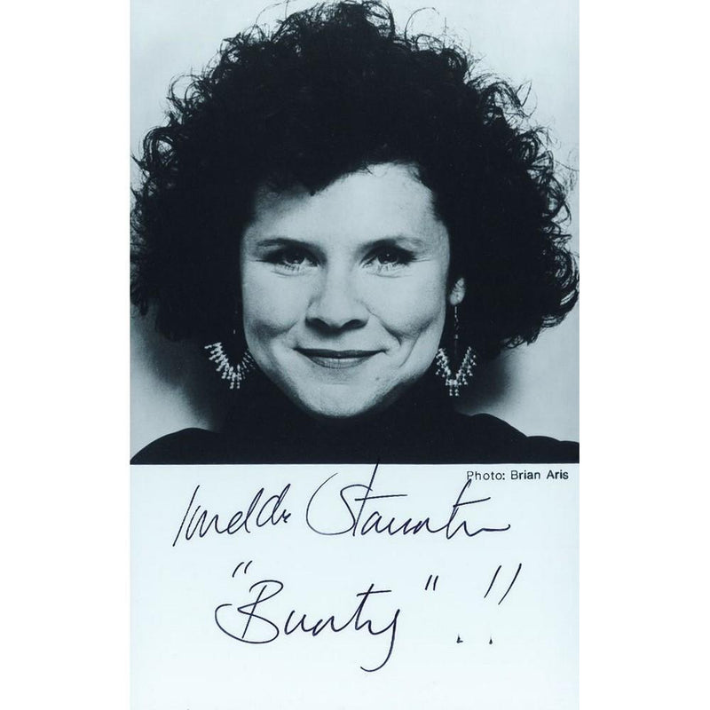 Imelda Staunton - Autograph - Signed Black and White Photograph