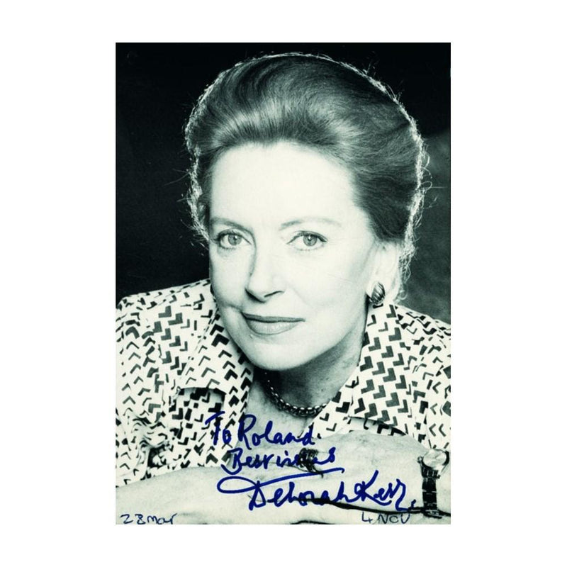 Deborah Kerr - Autograph - Signed Black and White Photograph