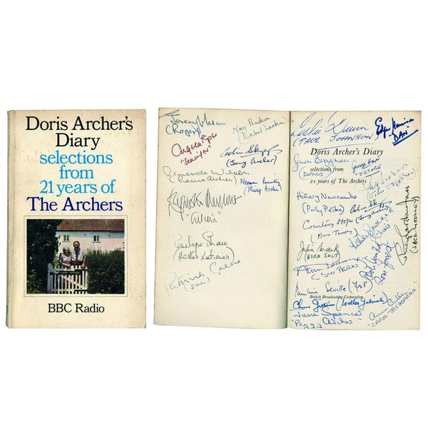 Doris Archer's Diary - Signed by Cast - 1971
