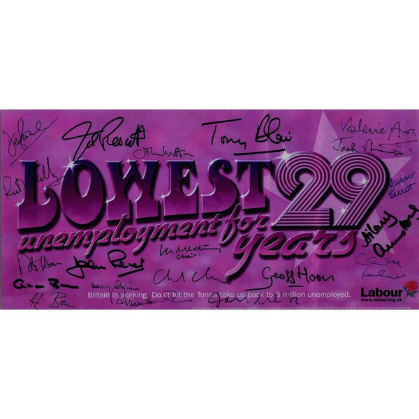 Labour Cabinet - Signatures - Framed