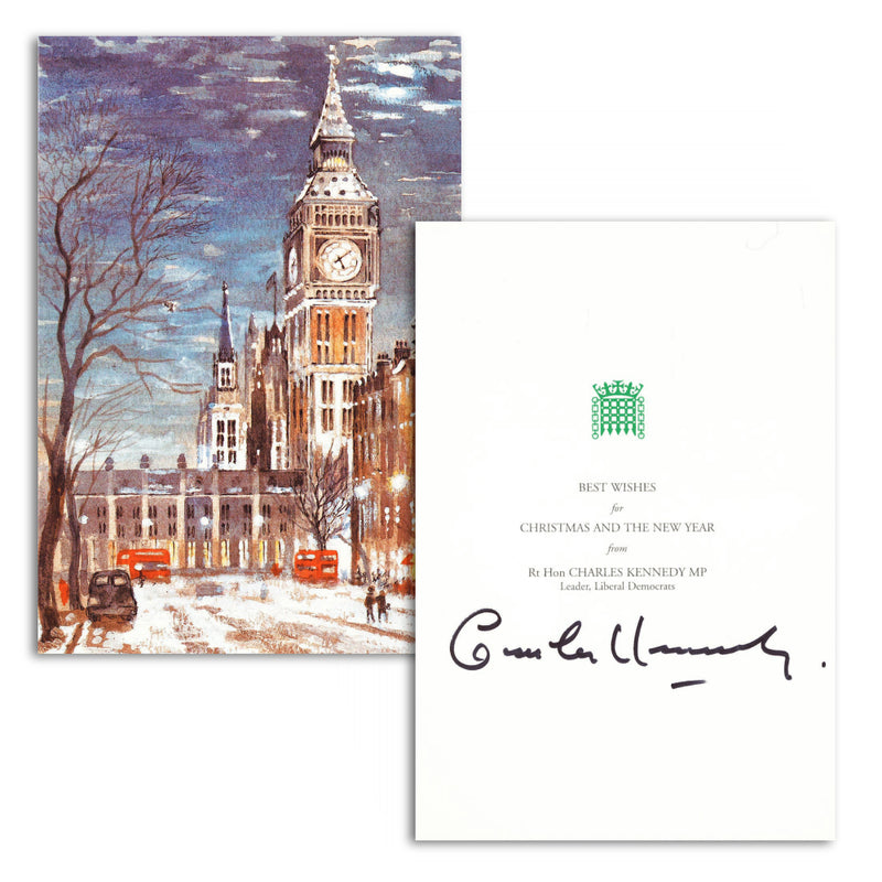 Charles Kennedy - Signature - Signed Christmas Card