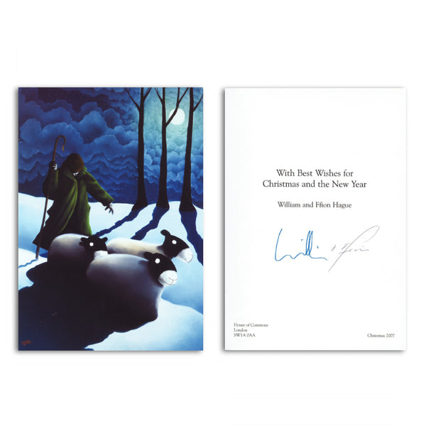 William and Ffion Hague - Signature - Signed Christmas Card