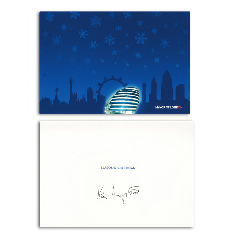 Ken Livingstone - Signature - Signed Christmas Card