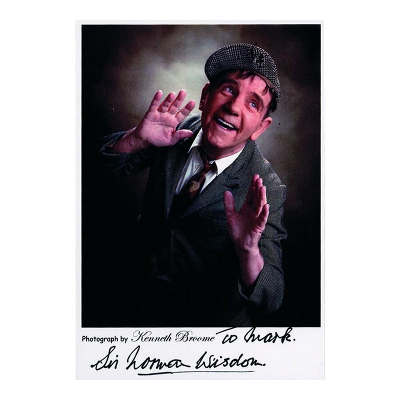 Norman Wisdom - Autograph - Signed Colour Photograph