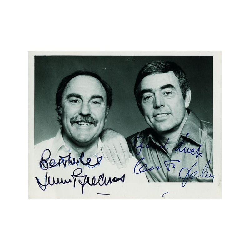 Saint & Greavsie - Autograph - Signed Publicity Card