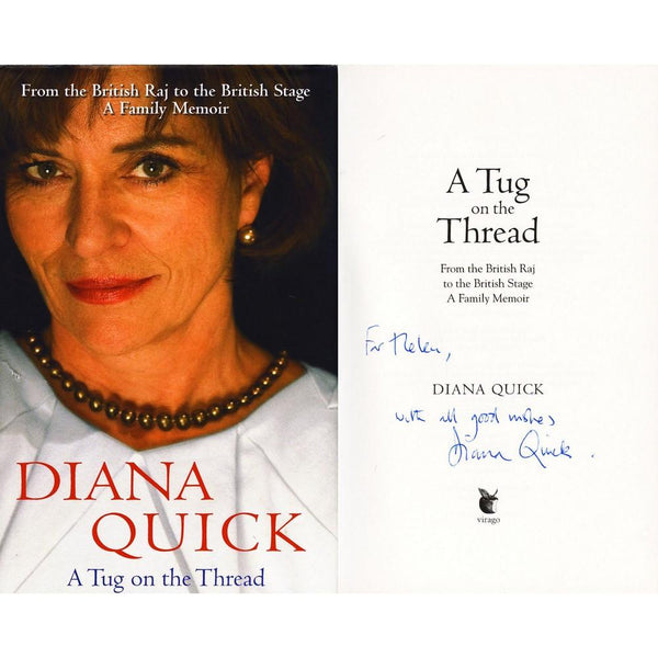 Diana Quick - Autograph - Signed Book
