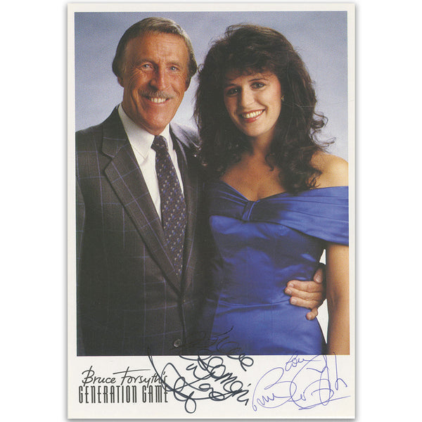 Bruce Forsyth and Rosemarie Ford - Autograph - Signed Colour Photograph