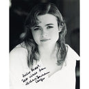 Helena Bonham Carter - Autograph - Signed Black and White Photograph