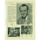 John Mills - Autograph - Signed Magazine Page
