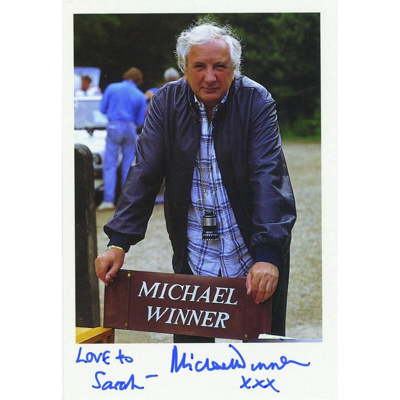 Michael Winner  - Autograph - Signed Colour Photograph