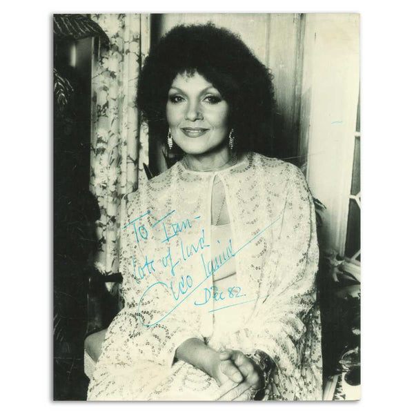 Cleo Laine - Autograph - Signed Black and White Photograph