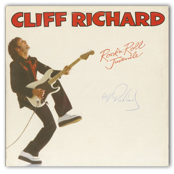 Cliff Richard - Autograph - Signed Album Cover
