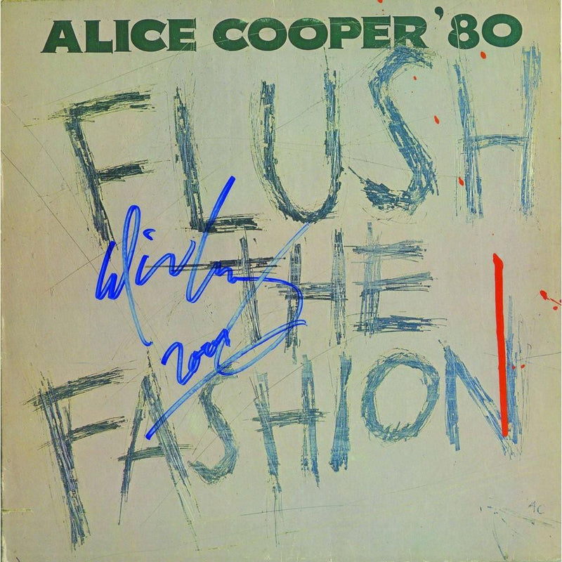 Alice Cooper - Autograph - Signed Album Cover