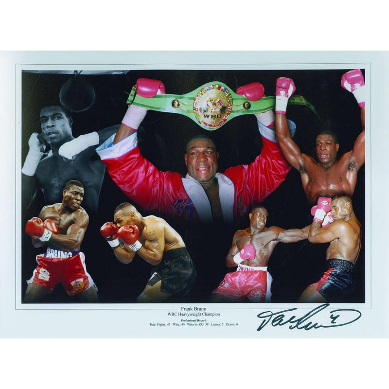 Frank Bruno - Autograph - Signed Colour Photograph