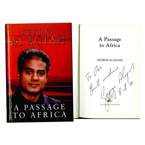 George Alagiah Signed Book  A Passage to Africa