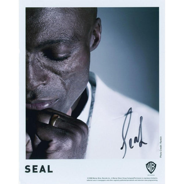 Seal - Autograph - Signed Colour Photograph