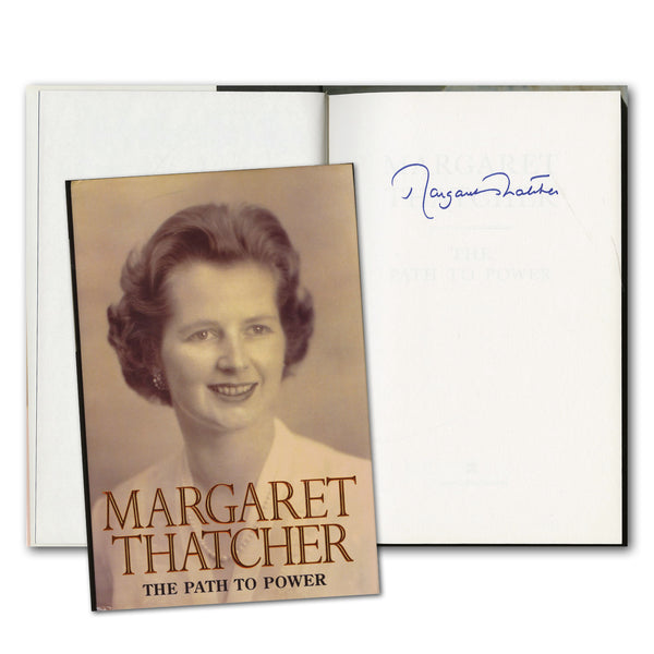 Margaret Thatcher Signed Book