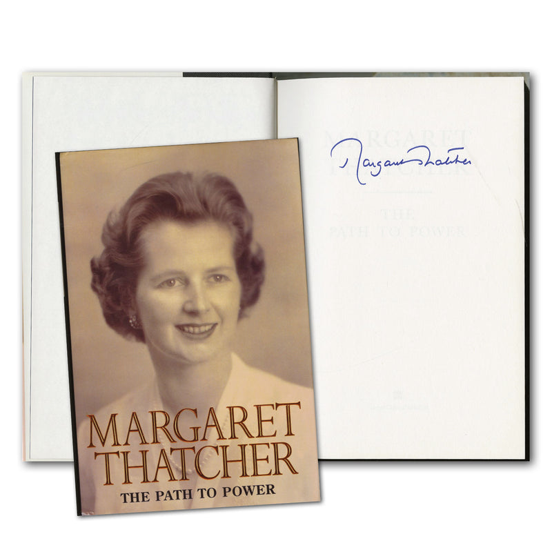 Margaret Thatcher Signed Book