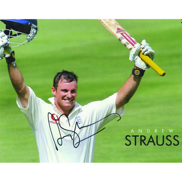 Andrew Strauss - Autograph - Signed Colour Photograph