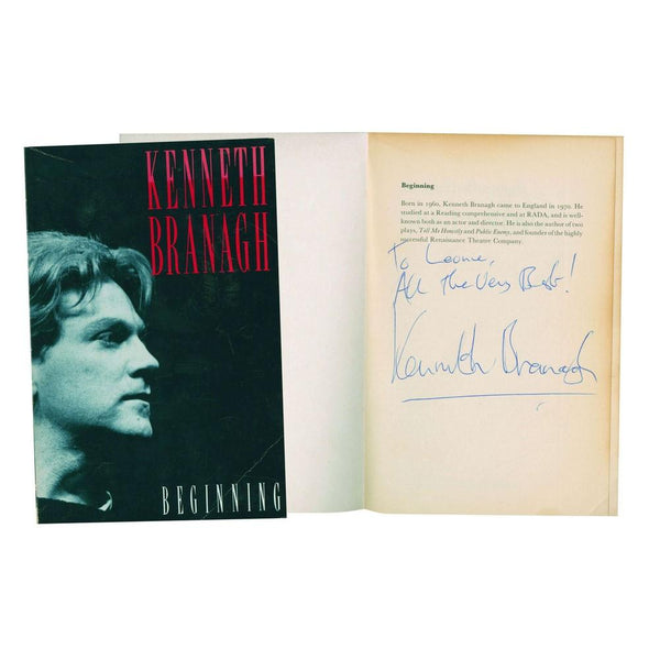 Kenneth Branagh 'Beginning' - Signed Autobiography