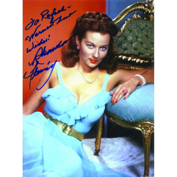 Rhonda Flemming - Autograph - Signed Colour Photograph
